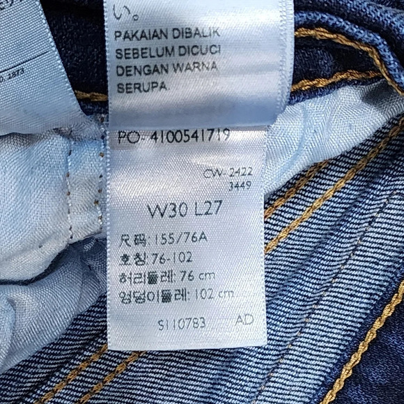 Levis Ribcage Straight Womens Ankle Jeans - Picture 9 of 10